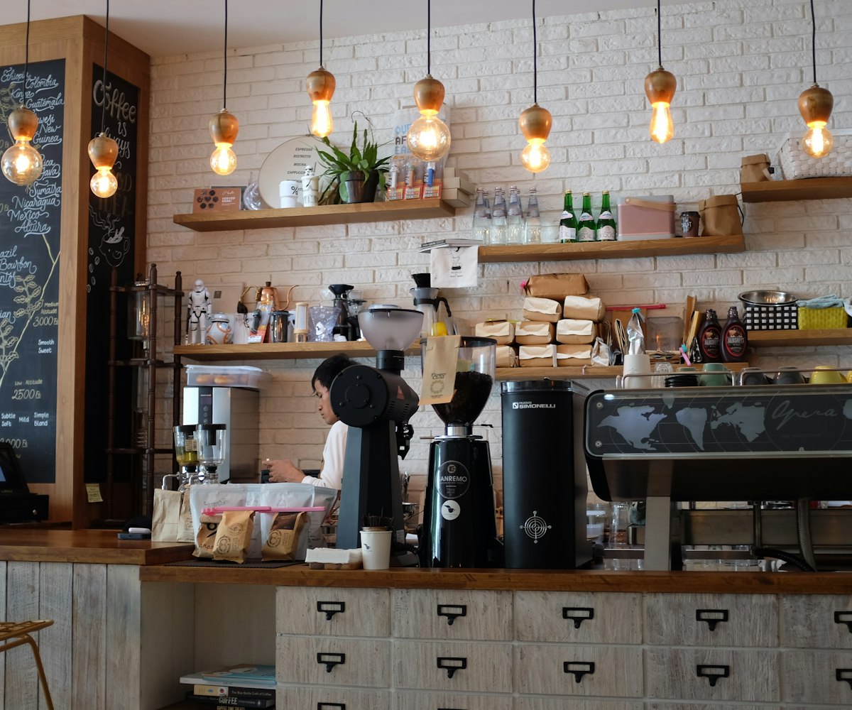 kinari coffee の店内